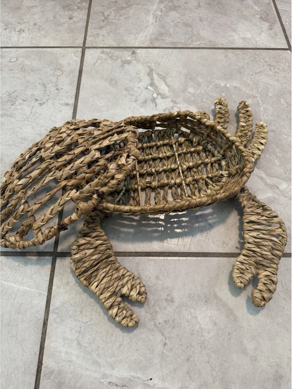 Crab Shaped Woven Basket